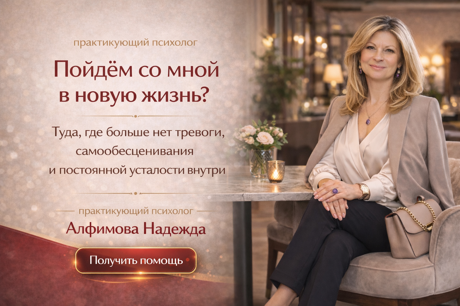 Практикующий психолог Надежда Алфимова