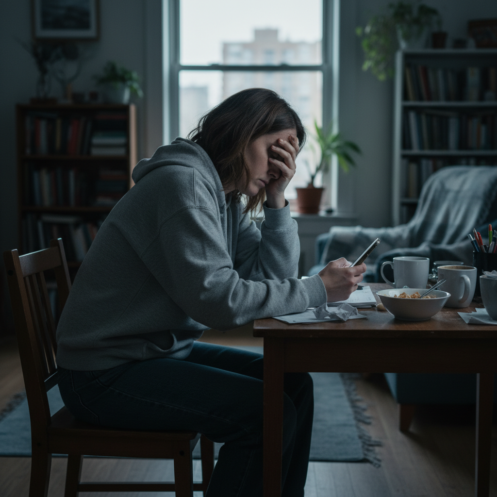 Тревожно-депрессивное состояние как признак внутреннего кризиса и эмоционального истощения